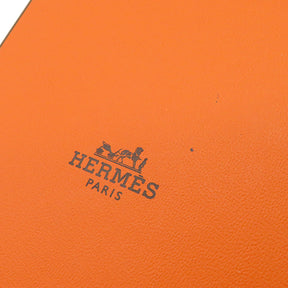 エルメス HERMES オランナノ ナタ×ナチュラルサブレ ヴォーエプソン ヴォーバトラー ヴァッシュハンター バッグチャーム サンダル型 白