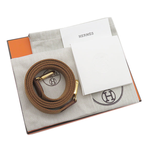 エルメス HERMES エヴリンTPM ゴールド トリヨンクレマンス ショルダーバッグ ゴールド金具 新品 未使用 茶