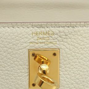 エルメス HERMES ケリー25 内縫い クレ トゴ 2WAYバッグ ゴールド金具 ショルダー