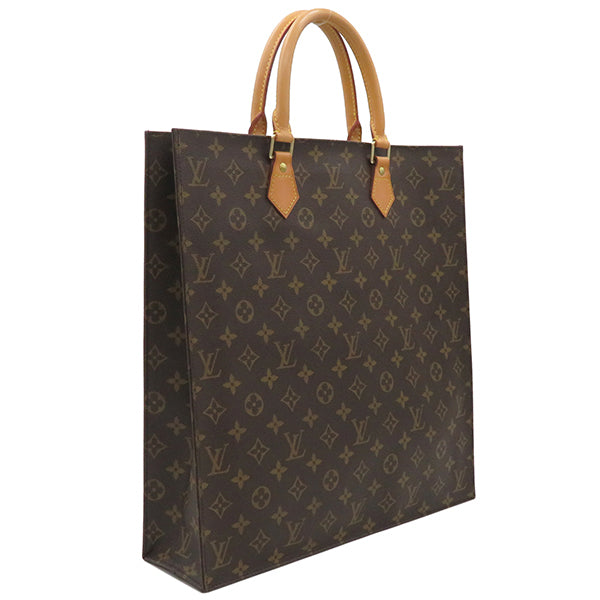 ルイヴィトン LOUIS VUITTON サック プラ M51140 モノグラム モノグラムキャンバス トートバッグ ゴールド金具 茶 ハンドバッグ