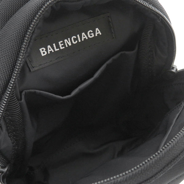 バレンシアガ BALENCIAGA ミニ リュック 656060 ブラック ナイロン ショルダーバッグ ブラック金具 黒 バッグパック