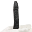 オーデマピゲ AUDEMARS PIGUET ロイヤルオーク用 クロコバンド ブラック クロコダイル 腕時計パーツ 新品同様 純正 替え ベルト ストラップ 27mm ブラック 黒