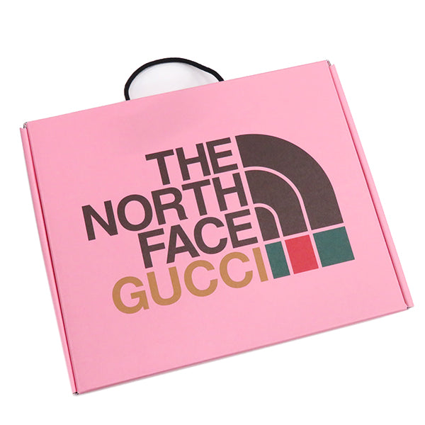 グッチ GUCCI ロゴ クルーネック スウェット 671449 イエロー×パープル コットン 14037 トップス THE NORTH FACE コラボ