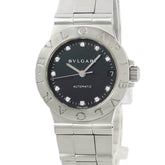 ブルガリ BVLGARI ディアゴノ スポーツ LCV29S 自動巻き レディース 純正11Pダイヤ ブラック