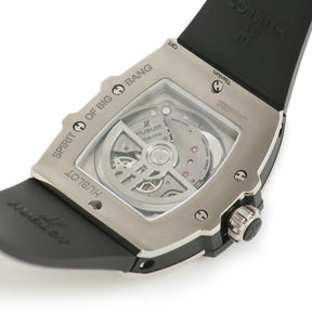 ウブロ HUBLOT スピリット オブ ビッグバン チタニウム 665.NX.1170.RX.1204 自動巻き レディース 純正ダイヤ ブラック