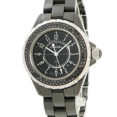 シャネル CHANEL J12 33mm H0941 クオーツ レディース 純正ダイヤ ブラック