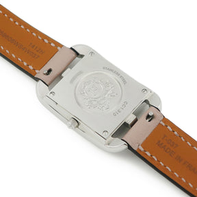 エルメス HERMES ケープコッド CC1.310 クオーツ レディース 新品同様 ピンク スクエア