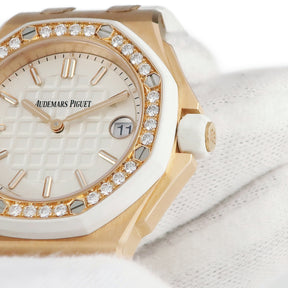 オーデマピゲ AUDEMARS PIGUET ロイヤルオーク オフショア 67540OK.ZZ.A010CA.01 クオーツ レディース K18PG無垢 純正ダイヤ