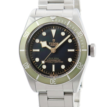 チューダー TUDOR ヘリテージ ブラックベイ ハロッズ限定 79230G ランダム番 自動巻き メンズ チュードル ランダム番 ブラック グリーン