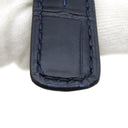 ブレゲ BREGUET マリーン用 ネイビー クロコダイル 腕時計パーツ 新品同様 純正 替え クロコ ベルト ストラップ 22mm ネイビー 紺