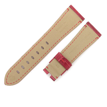 パネライ PANERAI レッド クロコダイル 腕時計パーツ 未使用 純正 ベルト バンド ストラップ 替え 22ｍｍ レッド 赤 シャイニー