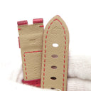 パネライ PANERAI レッド クロコダイル 腕時計パーツ 未使用 純正 ベルト バンド ストラップ 替え 22ｍｍ レッド 赤 シャイニー