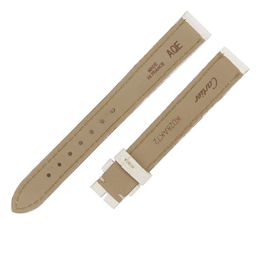 カルティエ Cartier ホワイト クロコダイル 腕時計パーツ 純正 クロコ 尾錠用 替え バンド ベルト ストラップ 13ｍｍ 白 ホワイト