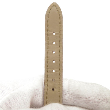 カルティエ Cartier ホワイト クロコダイル 腕時計パーツ 純正 クロコ 尾錠用 替え バンド ベルト ストラップ 13ｍｍ 白 ホワイト