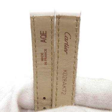 カルティエ Cartier ホワイト クロコダイル 腕時計パーツ 純正 クロコ 尾錠用 替え バンド ベルト ストラップ 13ｍｍ 白 ホワイト