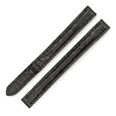 カルティエ Cartier ブラック クロコダイル 腕時計パーツ 純正 替え クロコ バンド ベルト ストラップ Dバックル用 9ｍｍ ブラック 黒