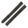 カルティエ Cartier ブラック クロコダイル 腕時計パーツ 純正 替え クロコ バンド ベルト ストラップ Dバックル用 9ｍｍ ブラック 黒