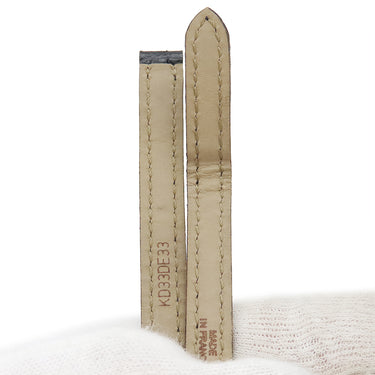 カルティエ Cartier ブラック クロコダイル 腕時計パーツ 純正 替え クロコ バンド ベルト ストラップ Dバックル用 9ｍｍ ブラック 黒