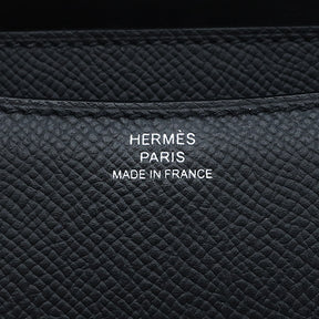 エルメス HERMES コンスタンス3 ミニ ミロワール ブラック ヴォーエプソン ショルダーバッグ シルバー金具 新品 未使用 黒