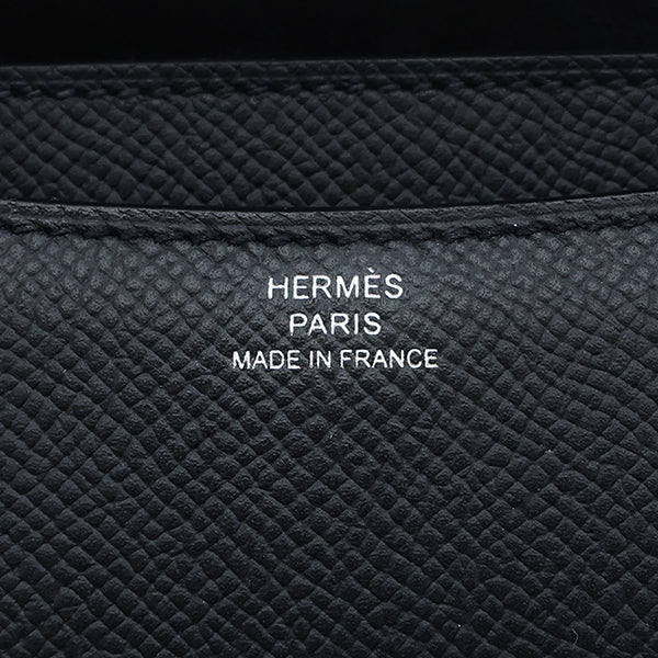 エルメス HERMES コンスタンス3 ミニ ミロワール ブラック ヴォーエプソン ショルダーバッグ シルバー金具 新品 未使用 黒