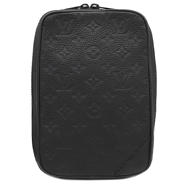 ルイヴィトン LOUIS VUITTON ユティリティサイドバッグ M53298 ブラック トリヨンレザー ショルダーバッグ ブラック金具 黒 ウエストポーチ ボディバッグ 斜め掛け