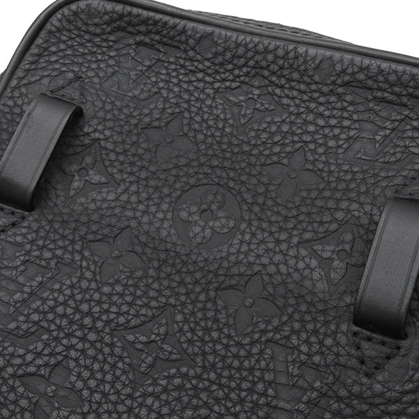 ルイヴィトン LOUIS VUITTON ユティリティサイドバッグ M53298 ブラック トリヨンレザー ショルダーバッグ ブラック金具 黒 ウエストポーチ ボディバッグ 斜め掛け