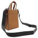 フェンディ FENDI ゴートゥショッパー S  7VA584 SADLER レザー トートバッグ シルバー金具 茶 ショルダーバッグ クロスボディ