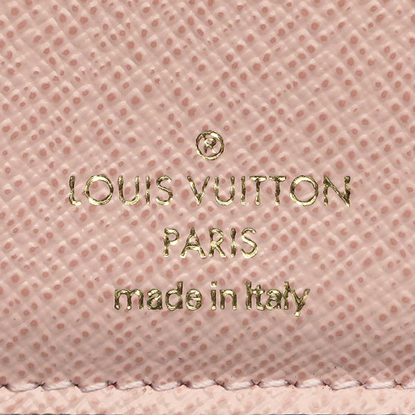 ルイヴィトン LOUIS VUITTON ポルトフォイユ ルー M82378 ローズバレリーヌ モノグラムキャンバス 二つ折り財布 ゴールド金具 コンパクト ウォレット