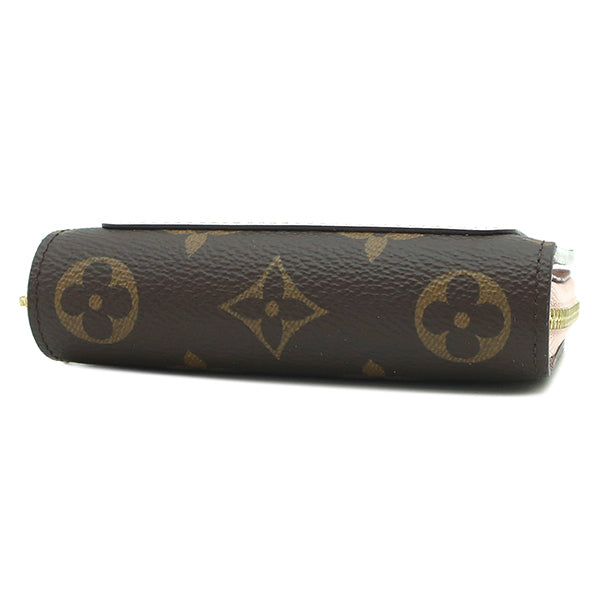 ルイヴィトン LOUIS VUITTON ポルトフォイユ ルー M82378 ローズバレリーヌ モノグラムキャンバス 二つ折り財布 ゴールド金具 コンパクト ウォレット