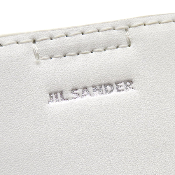 ジルサンダー Jil Sander Tangle スモール J07WG0001P4841106 エッグシェル カーフ ショルダーバッグ シルバー金具 白 斜め掛け