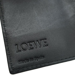 ロエベ LOEWE アナグラム C660K92X01 ブラック ソフトグレインカーフ キーケース シルバー金具 黒 鍵入れ 6連 6本