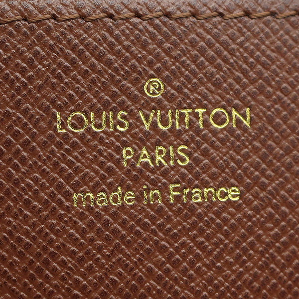 ルイヴィトン LOUIS VUITTON ジッピーウォレット M42616 モノグラム モノグラムキャンバス 長財布 ゴールド金具 茶 ラウンドファスナー