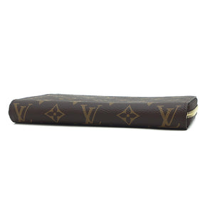 ルイヴィトン LOUIS VUITTON ジッピーウォレット M42616 モノグラム モノグラムキャンバス 長財布 ゴールド金具 茶 ラウンドファスナー