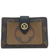 ルイヴィトン LOUIS VUITTON ポルトフォイユ ジュリエット M69432 モノグラム モノグラムキャンバス モノグラムリバースキャンバス 二つ折り財布 ゴールド金具 茶 LVサークル