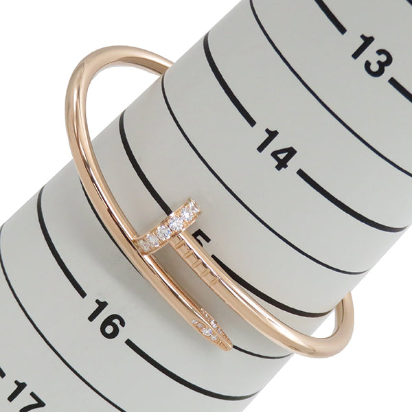 カルティエ Cartier ジュストアンクル B6048517 ピンクゴールド K18PG ダイヤモンド #17 ブレスレット Au750 JUSTE UN CLOU