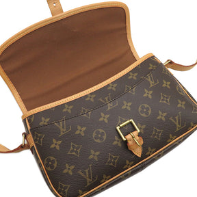 ルイヴィトン LOUIS VUITTON ソローニュ M42250 モノグラム モノグラムキャンバス ショルダーバッグ ゴールド金具 茶 斜め掛け