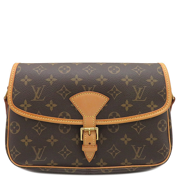 ルイヴィトン LOUIS VUITTON ソローニュ M42250 モノグラム モノグラムキャンバス ショルダーバッグ ゴールド金具 茶 斜め掛け