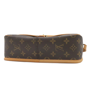 ルイヴィトン LOUIS VUITTON ソローニュ M42250 モノグラム モノグラムキャンバス ショルダーバッグ ゴールド金具 茶 斜め掛け