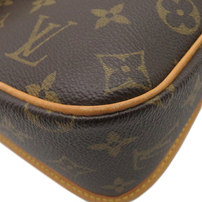 ルイヴィトン LOUIS VUITTON ソローニュ M42250 モノグラム モノグラムキャンバス ショルダーバッグ ゴールド金具 茶 斜め掛け