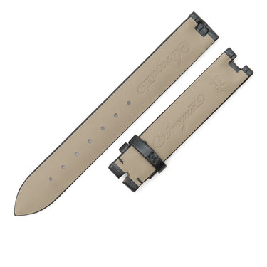 ブレゲ BREGUET クイーン オブ ネイプルズ用 ブラック クロコダイル 腕時計パーツ 未使用 純正 クロコ ベルト ストラップ バンド 14mm ブラック 黒