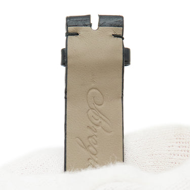 ブレゲ BREGUET クイーン オブ ネイプルズ用 ブラック クロコダイル 腕時計パーツ 未使用 純正 クロコ ベルト ストラップ バンド 14mm ブラック 黒