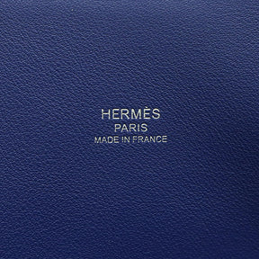 エルメス HERMES ボリード1923 30 ナイトレインボー アプリコット×ブルーアガット×マグノリア×ルージュカザック ヴォーエプソン 2WAYバッグ シルバー金具 オレンジ 紺 ピンク 赤