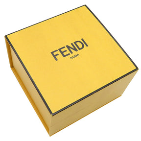 フェンディ FENDI ファースト ロゴ 8AH713 ゴールド クリスタル ブラス ピアス Fモチーフ