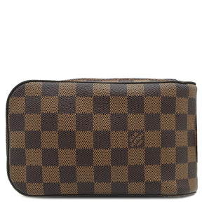 ルイヴィトン LOUIS VUITTON ジェロニモス N51994 ダミエエベヌ ダミエキャンバス ボディバッグ ゴールド金具 茶 ウエストバッグ