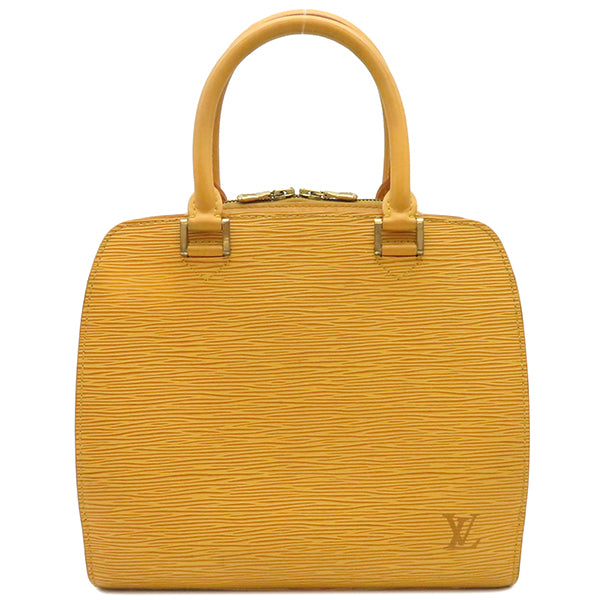 ルイヴィトン LOUIS VUITTON ポンヌフ M52059 タッシリイエロー エピレザー ハンドバッグ ゴールド金具 黄