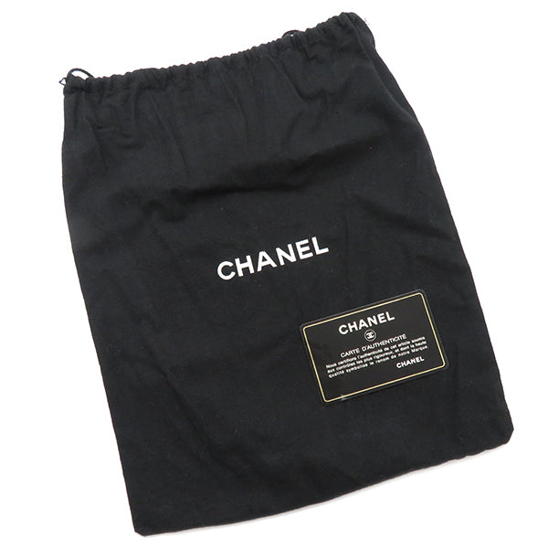 シャネル CHANEL チェーンショルダーバッグ A15316 ベージュ キャンバス レザー ショルダーバッグ シルバー金具