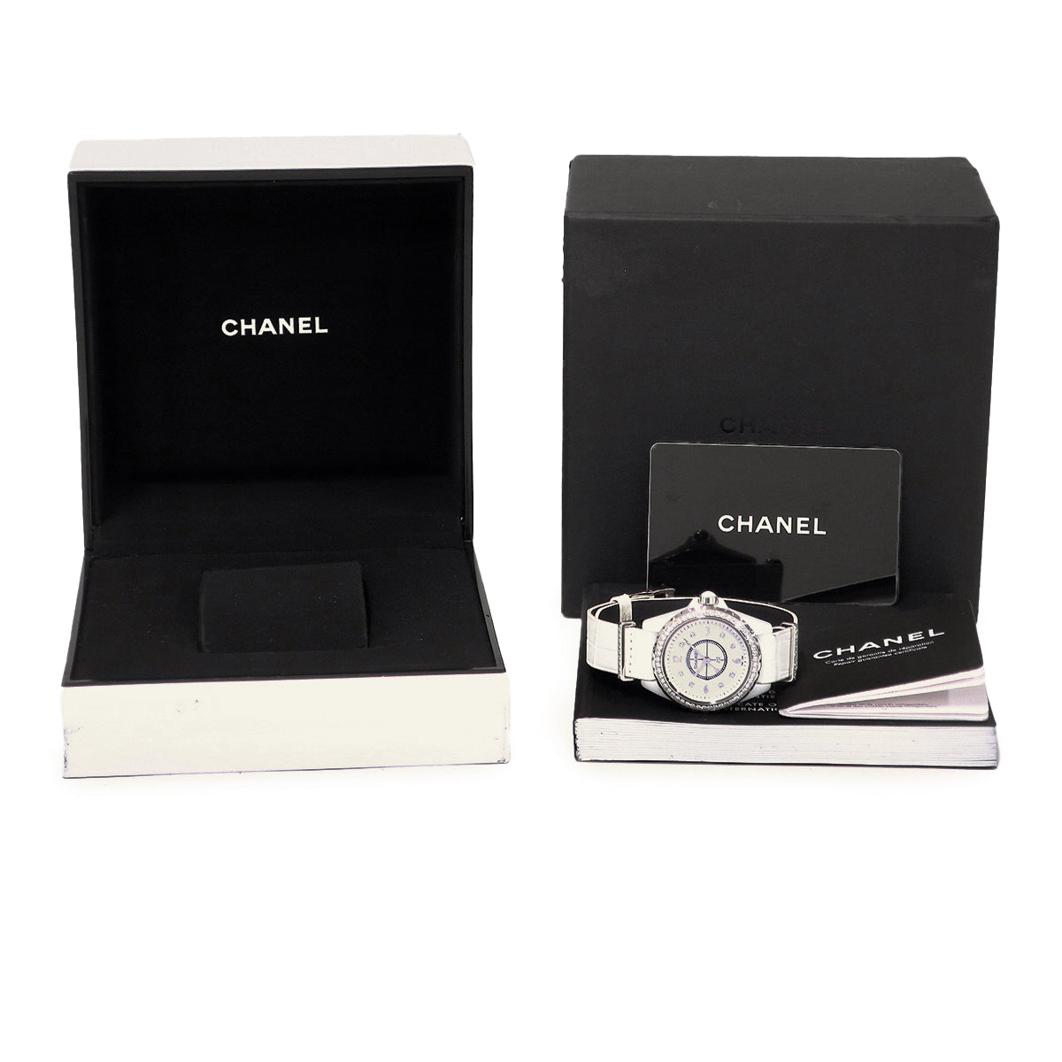 シャネル CHANEL J12  H4190 クオーツ レディース 純正ダイヤ ホワイト ラウンド アラビア