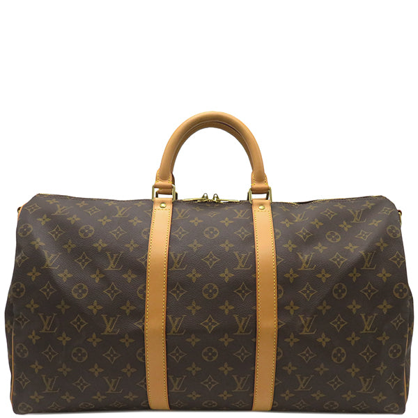 ルイヴィトン LOUIS VUITTON キーポル バンドリエール50 M41416 モノグラム モノグラムキャンバス ボストンバッグ ゴールド金具 鍵・パドロック欠品