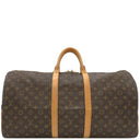 ルイヴィトン LOUIS VUITTON キーポル 55 M41424 モノグラム モノグラムキャンバス ボストンバッグ ゴールド金具 茶 鍵/パドロック欠品