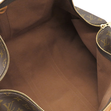 ルイヴィトン LOUIS VUITTON キーポル 55 M41424 モノグラム モノグラムキャンバス ボストンバッグ ゴールド金具 茶 鍵/パドロック欠品